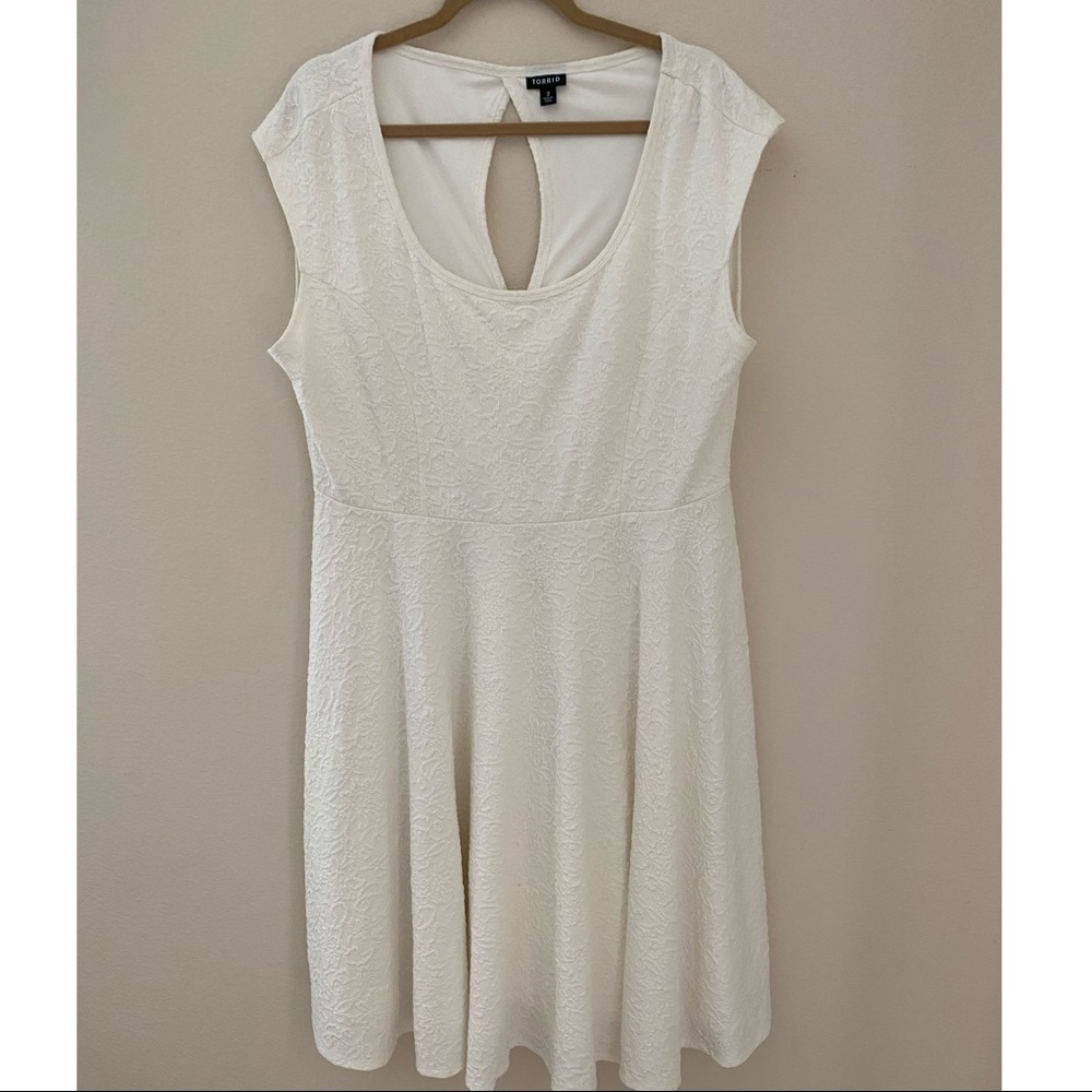 Torrid size 2 white dress